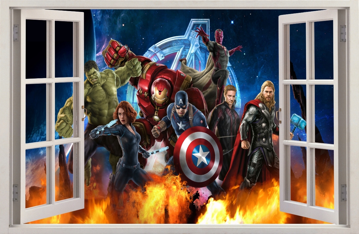

Naklejki Na Ścianę Okno Avengers Hulk 76 100x65 cm