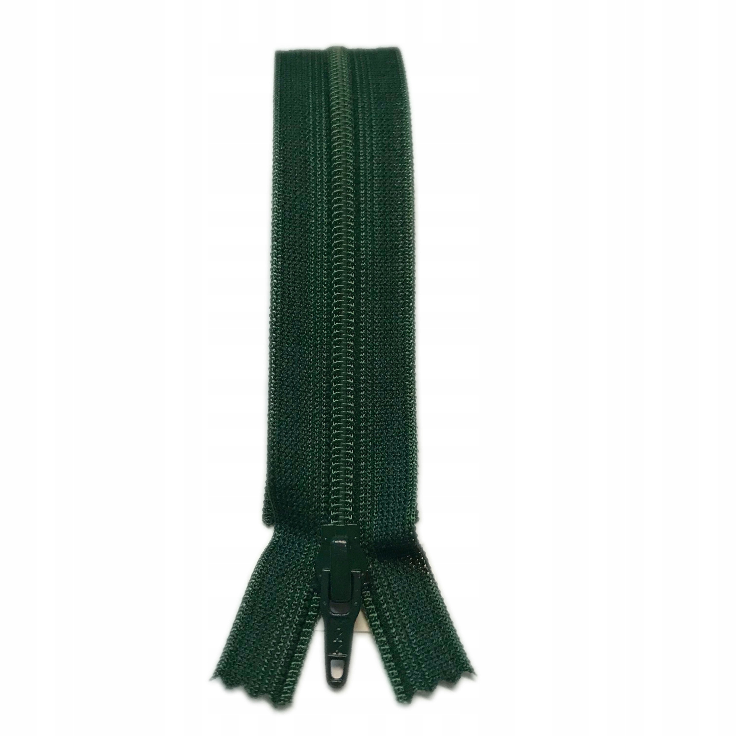 Ykk zamek plastikowy 18cm do spodni Zielony 890