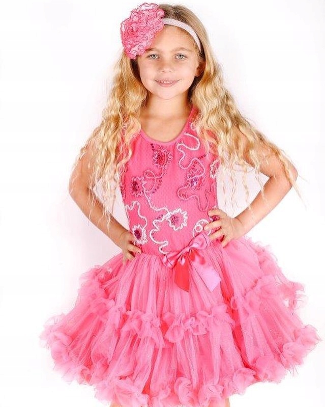 sukienka tutu TANIEC WESELE sesja SK1011 128-134cm Marka Inna marka