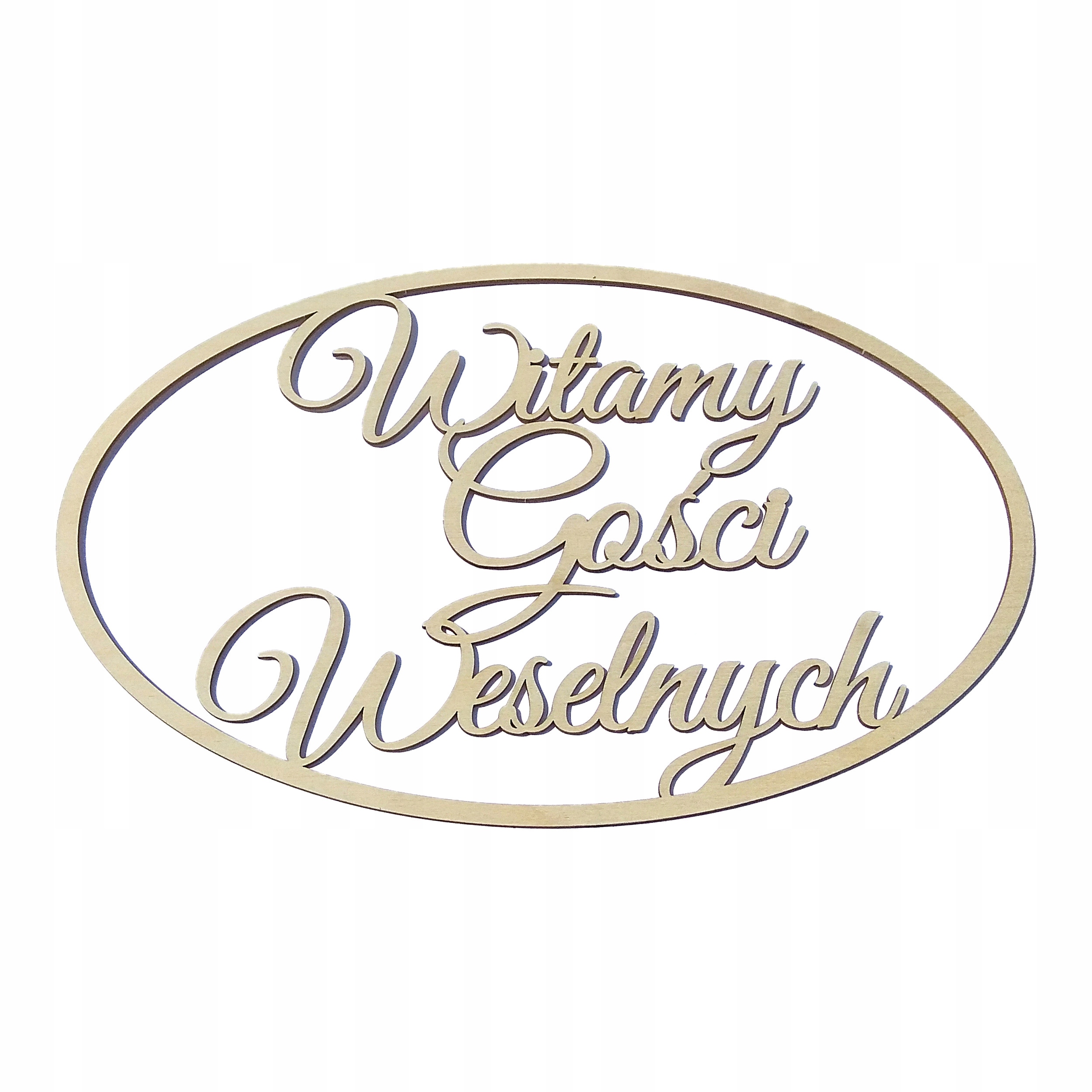

Tablica Owal Witamy Gości Weselnych 53x33cm (1126)