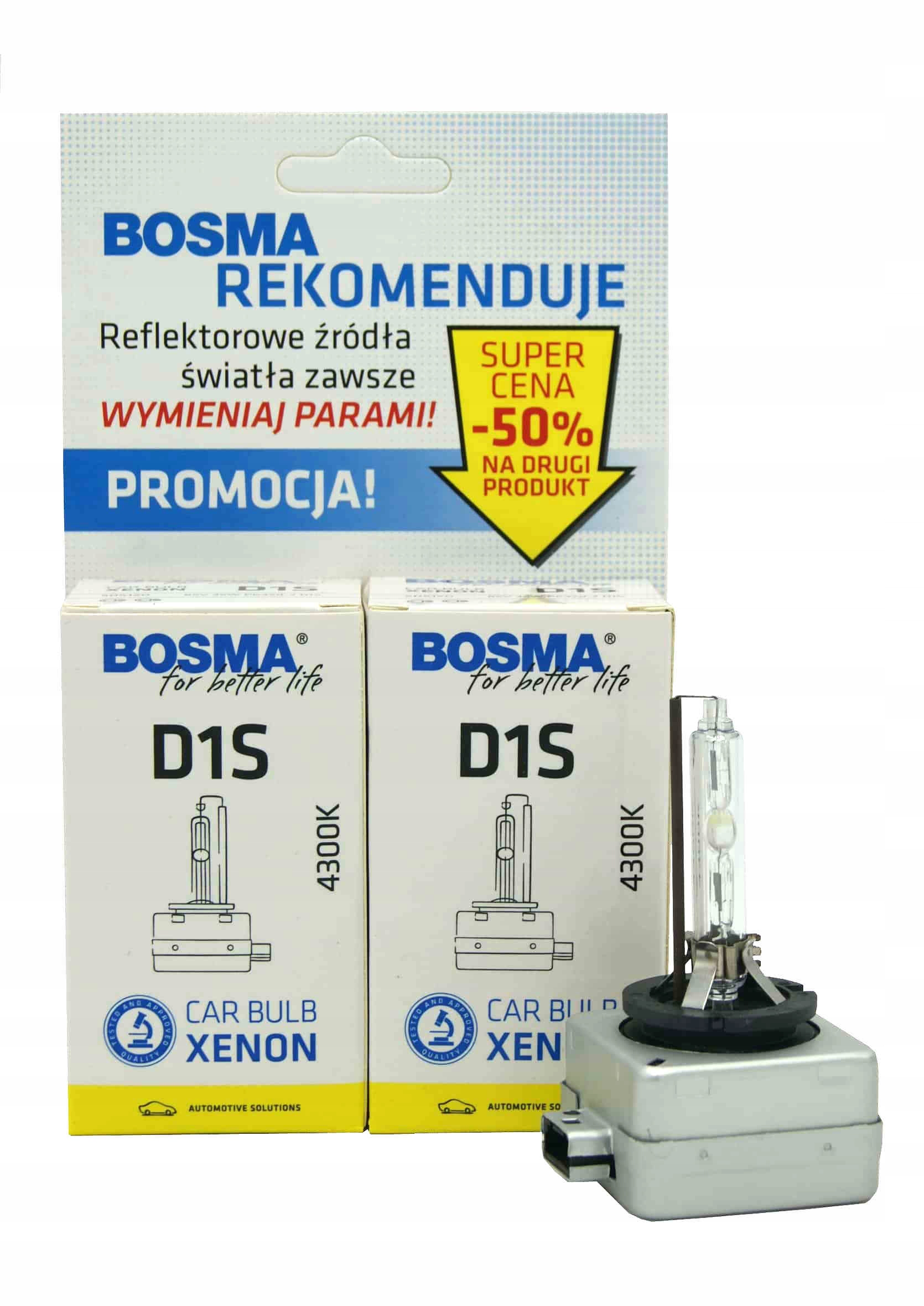 

Bosma Ksenon D1S 4300K 85V 35W 2SZT