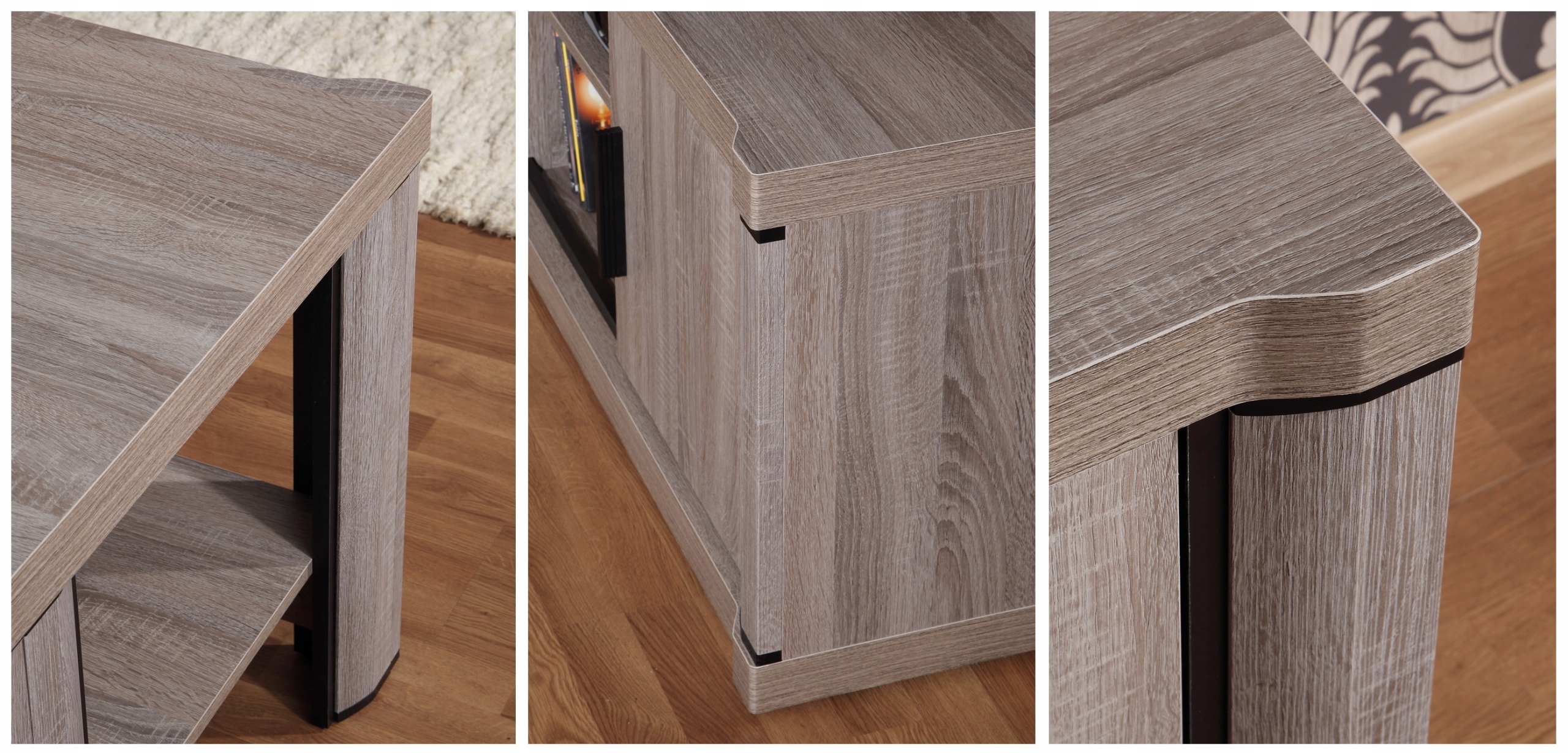 witryna słupek z szybą regał zamykany Dallas 16 Wysokość mebla 192 cm