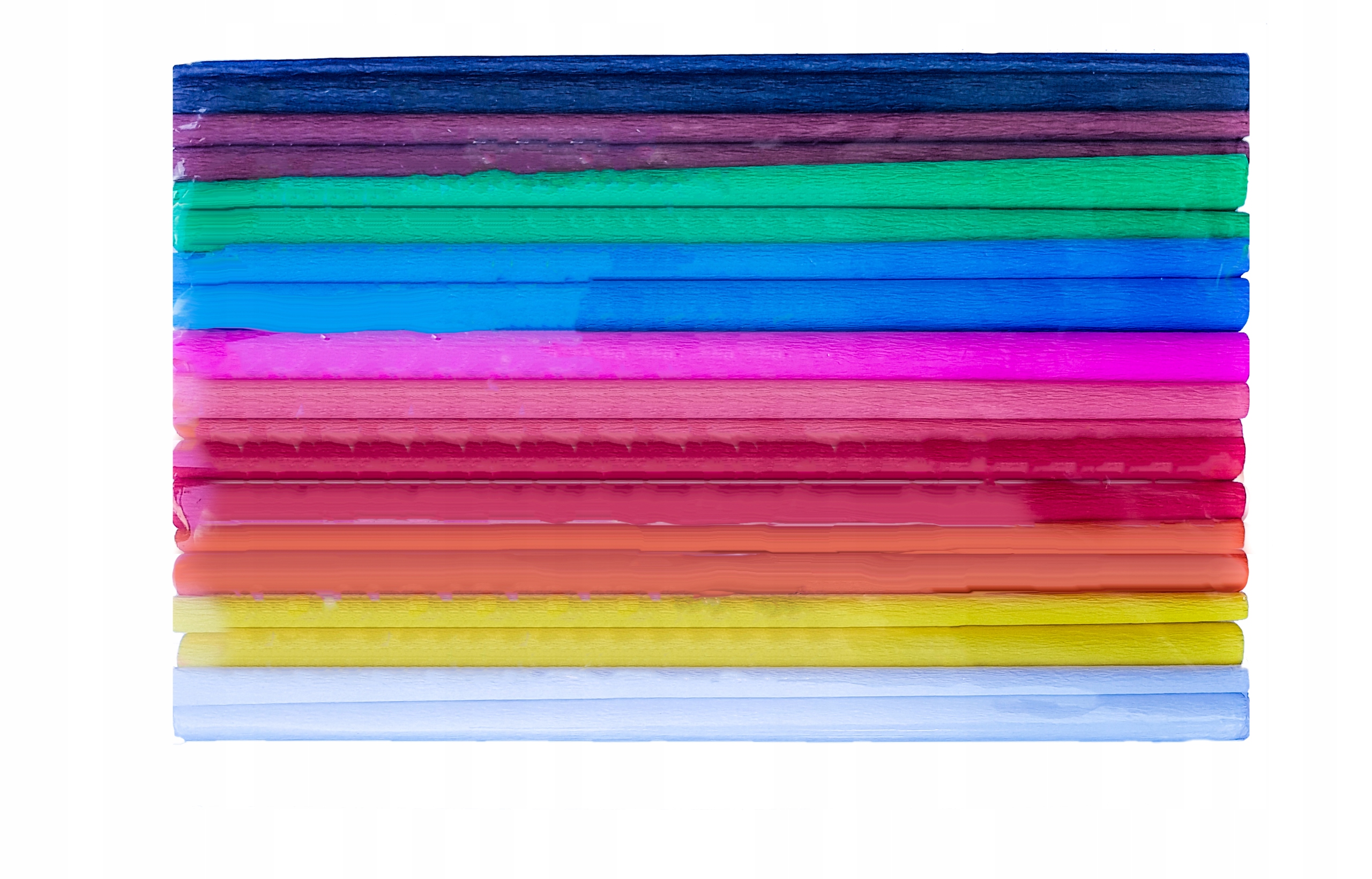 

Bibuła marszczona zestaw 10 mix kolorów 25x200 cm