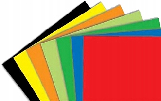 

Brystol Karton A1 MIX Kolor 20 Arkuszy 85X60 CM