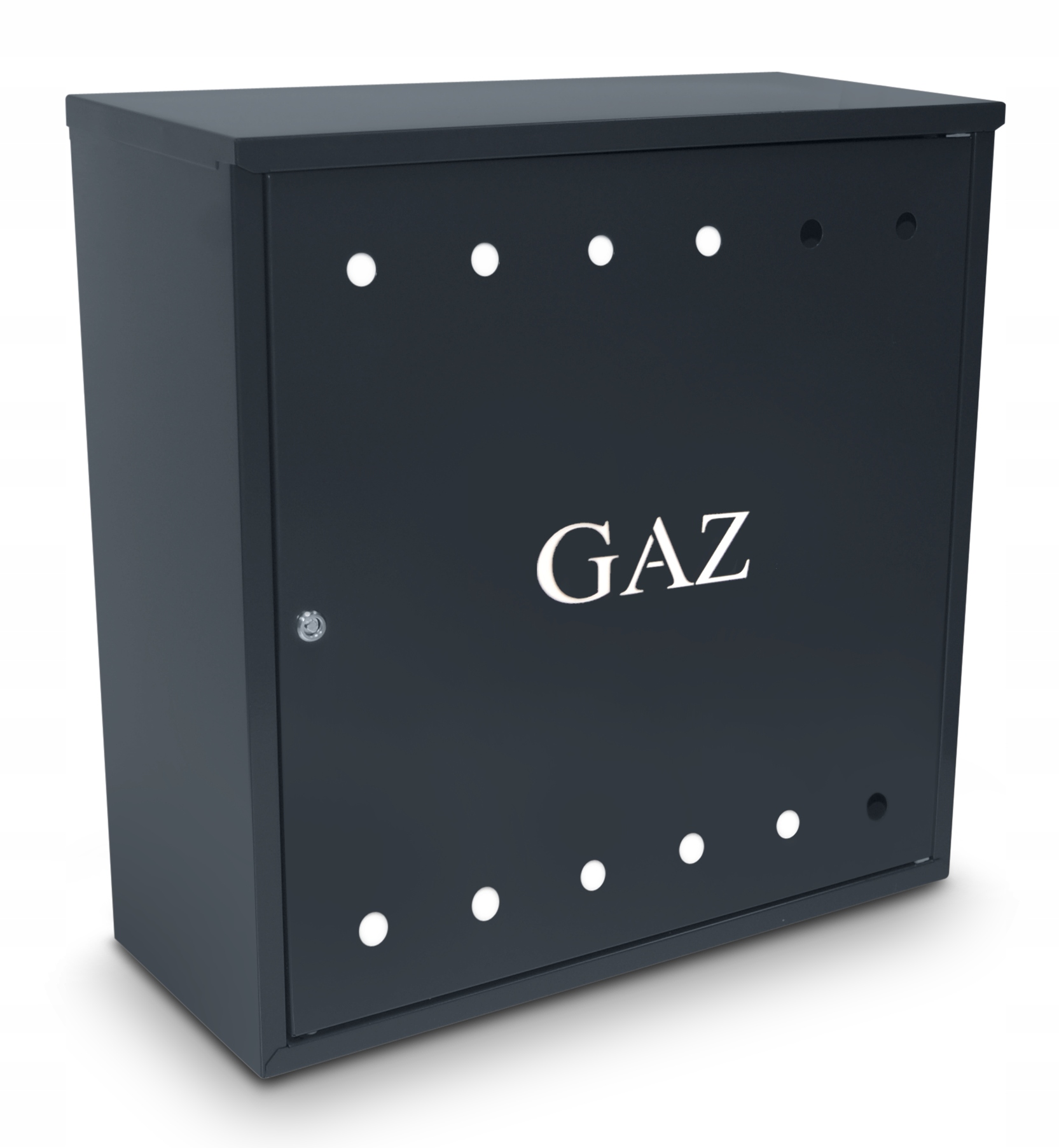 Plynová skříň 40x40x20 cm antracit