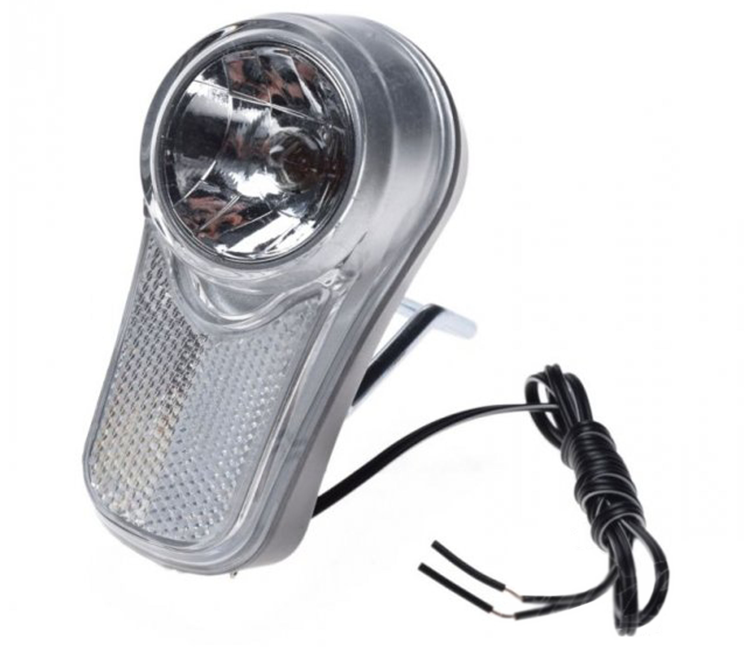 

Lampa Rowerowa Na Widelec Przód Na Dynamo 6V 2.4W