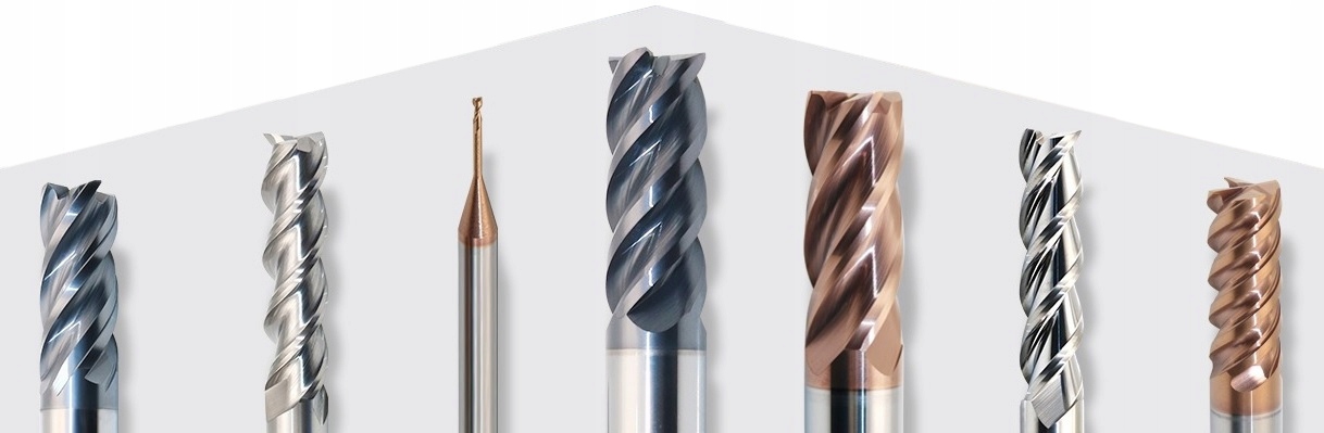 FREZ WĘGLIKOWY VHM 4 PIÓRA FI 4 MM 55HRC TiN+Si Zastosowanie stal