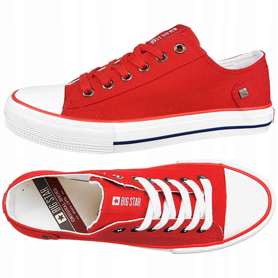 

Trampki Big Star damskie czerwone DD274339 36