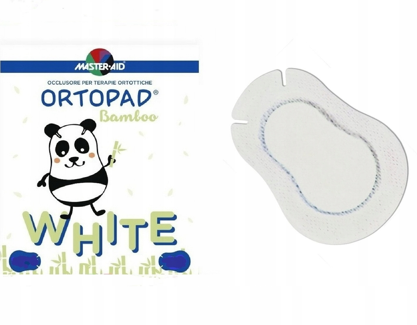ORTOPAD WHITE białe REGULAR opak. 50 Plastry na oko