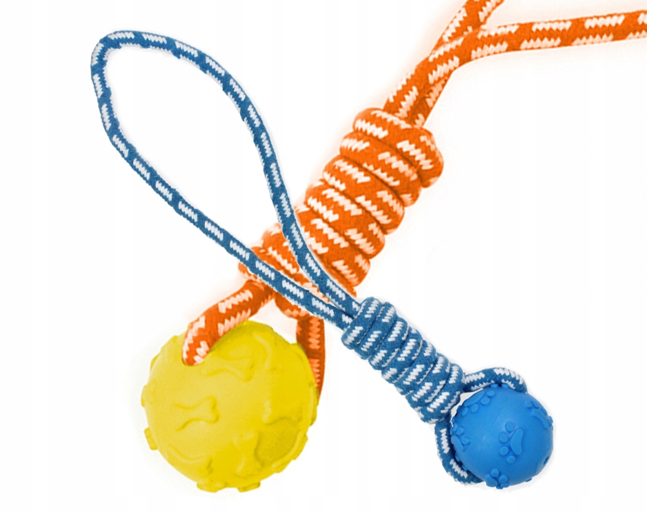 

Szarpak Zabawka Gryzak Piłka Na Sznurze Dla Psa