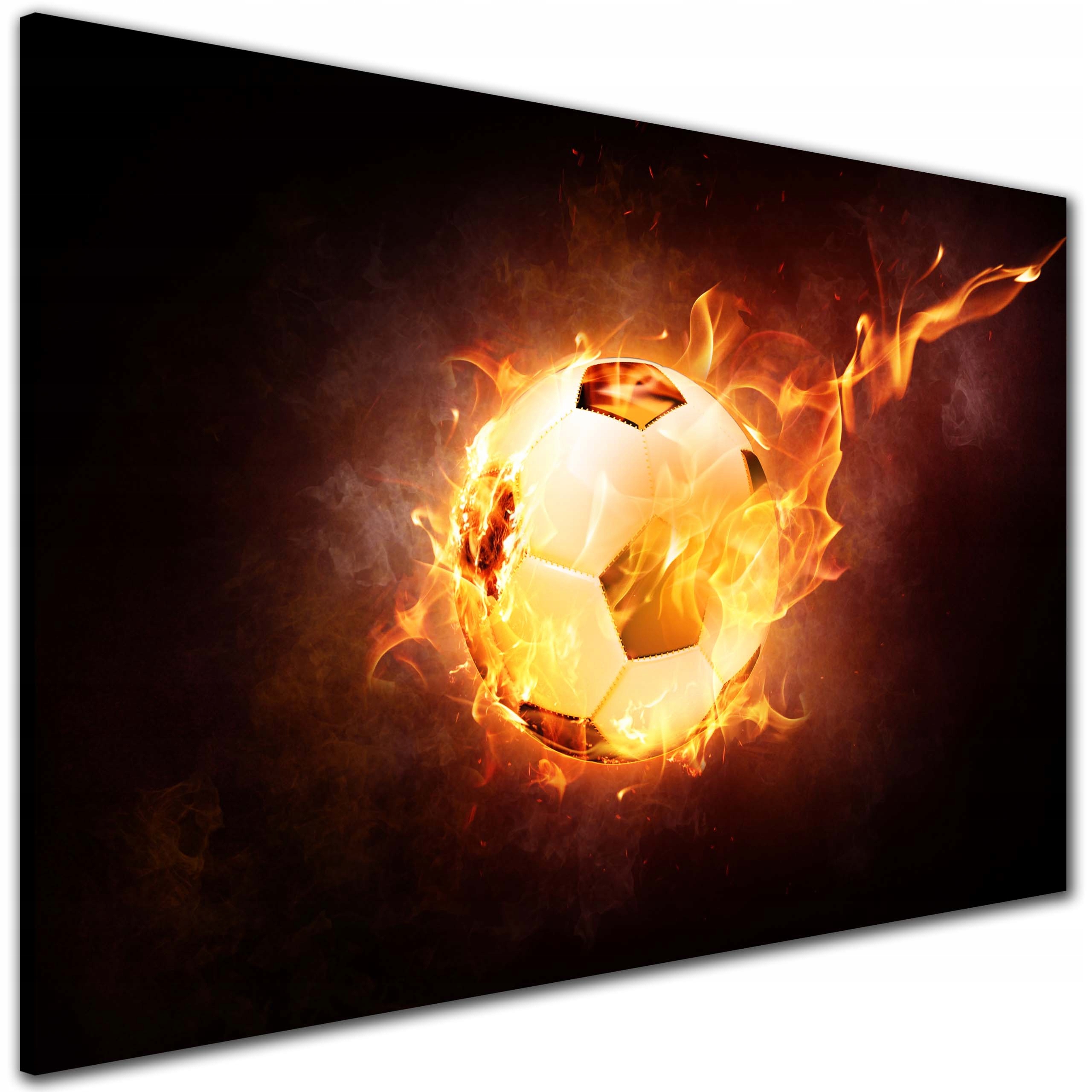 

Nowoczesny Obraz na ścianę Piłka Ogień