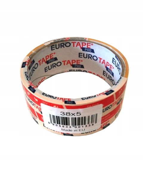 

Taśma dwustronna 38mm/5m Euro Tape