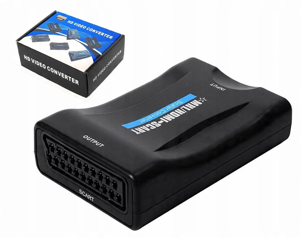 

Adapter Konwerter Hdmi Na Do Av Euro Scart