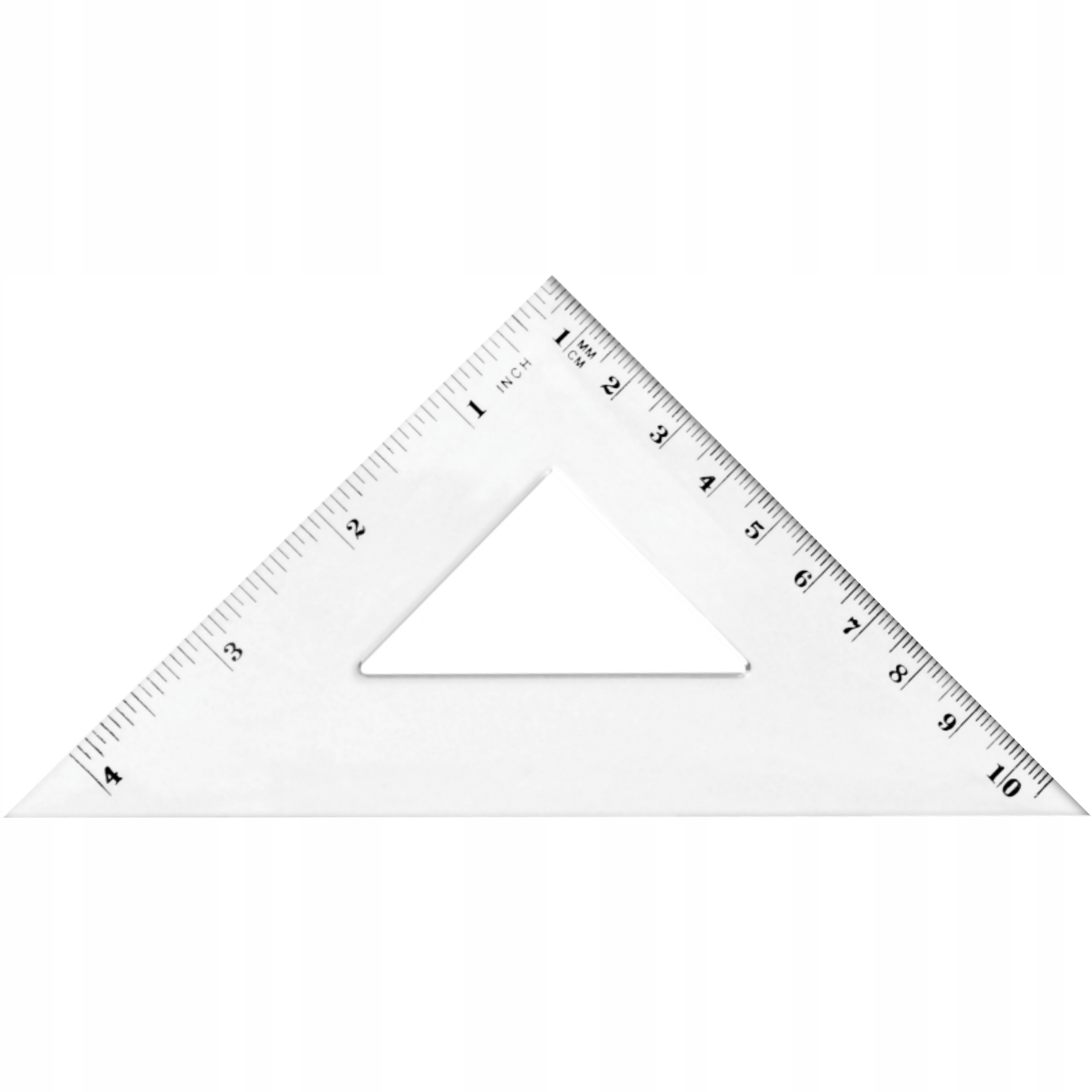 Zestaw geometryczny kątomierz ekierka linijka 20cm Bohater brak