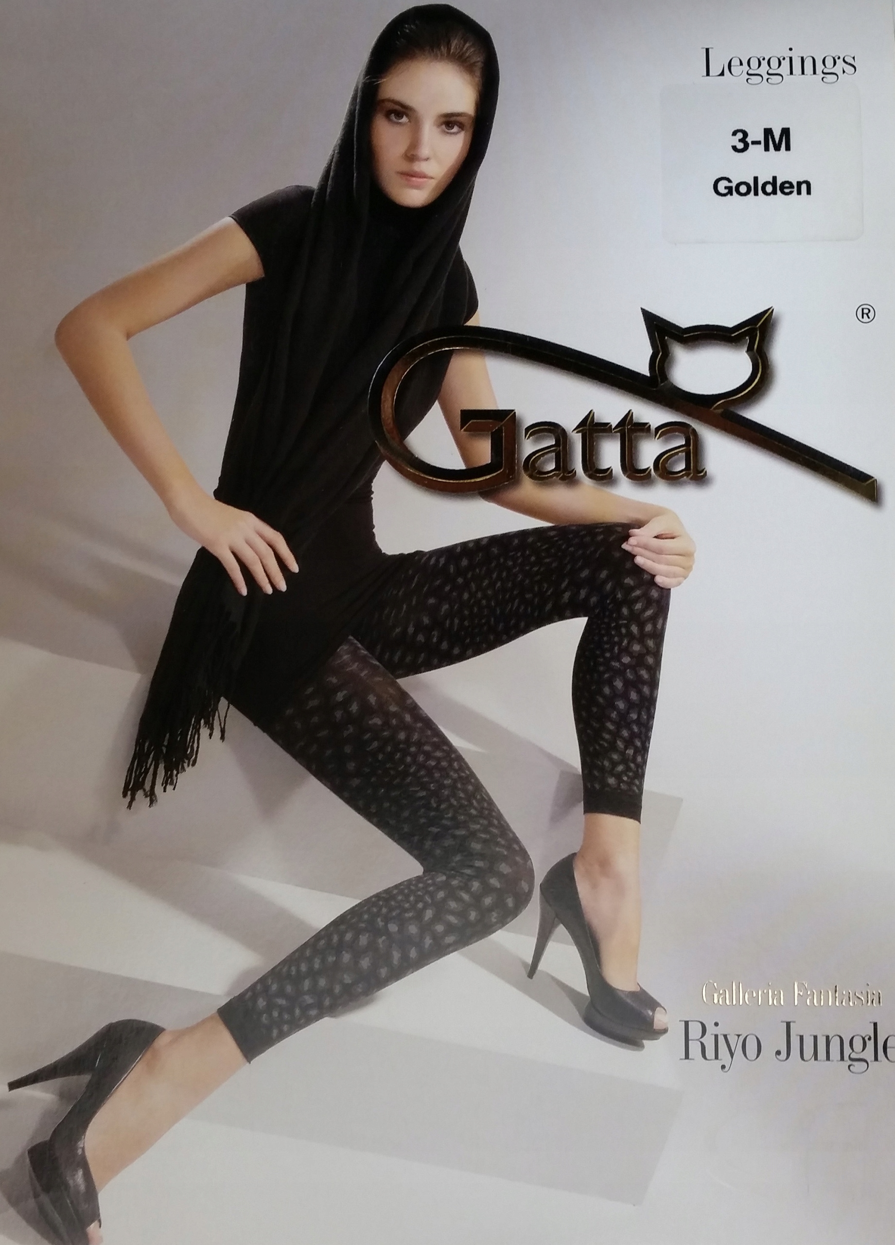 

Leginsy Getry Panterka Moro Cętki damskie Gatta 3