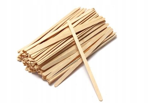 

Szpatułki Patyczki Drewniane Do Wosku Małe 100SZT