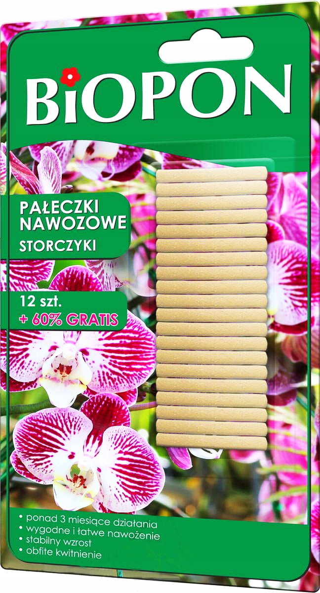 

Biopon Odżywka Pałeczki Nawozowe Do Storczyków 22