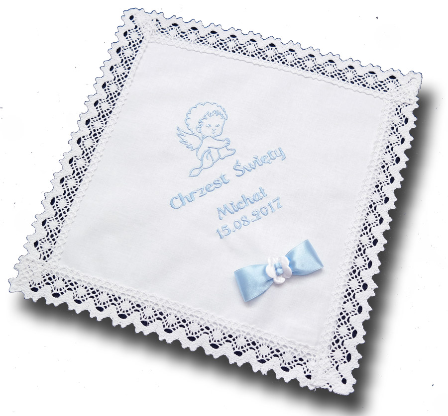 SZATKA НА КРЕЩЕНИЕ, ВЫШИВКА ИМЯ и ДАТА КРЕЩЕНИЯ холст k