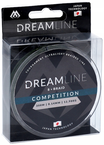 Plecionka Dreamline Competition Green 0,16/150m