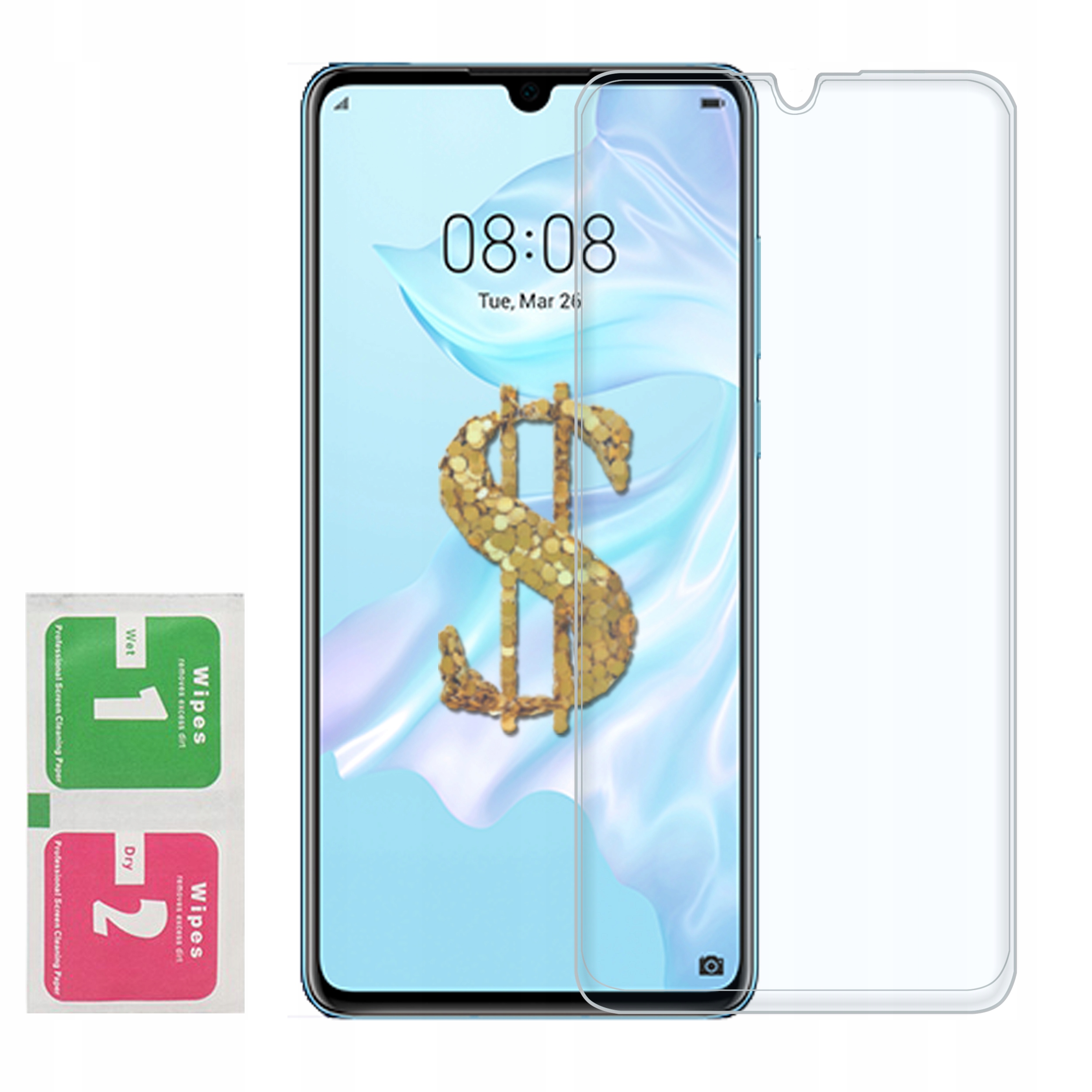 

Szkło Hartowane Do Huawei P30 Cały Ekran Full 3D