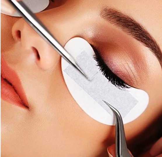 100 szt. żelowe PŁATKI POD OCZY do rzęs Różowe Rodzaj płatki pod oczy