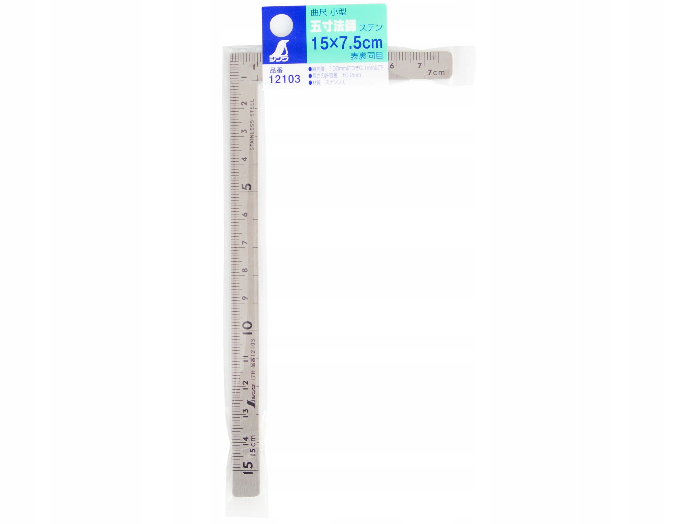 

Kątownik Shinwa precyzyjny 15x7,5 cm stal Inox