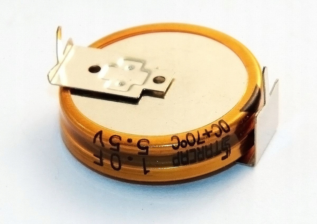 Kondensator podtrzymania napięcia 0,1F 5,5V GOLD CAP BACK UP