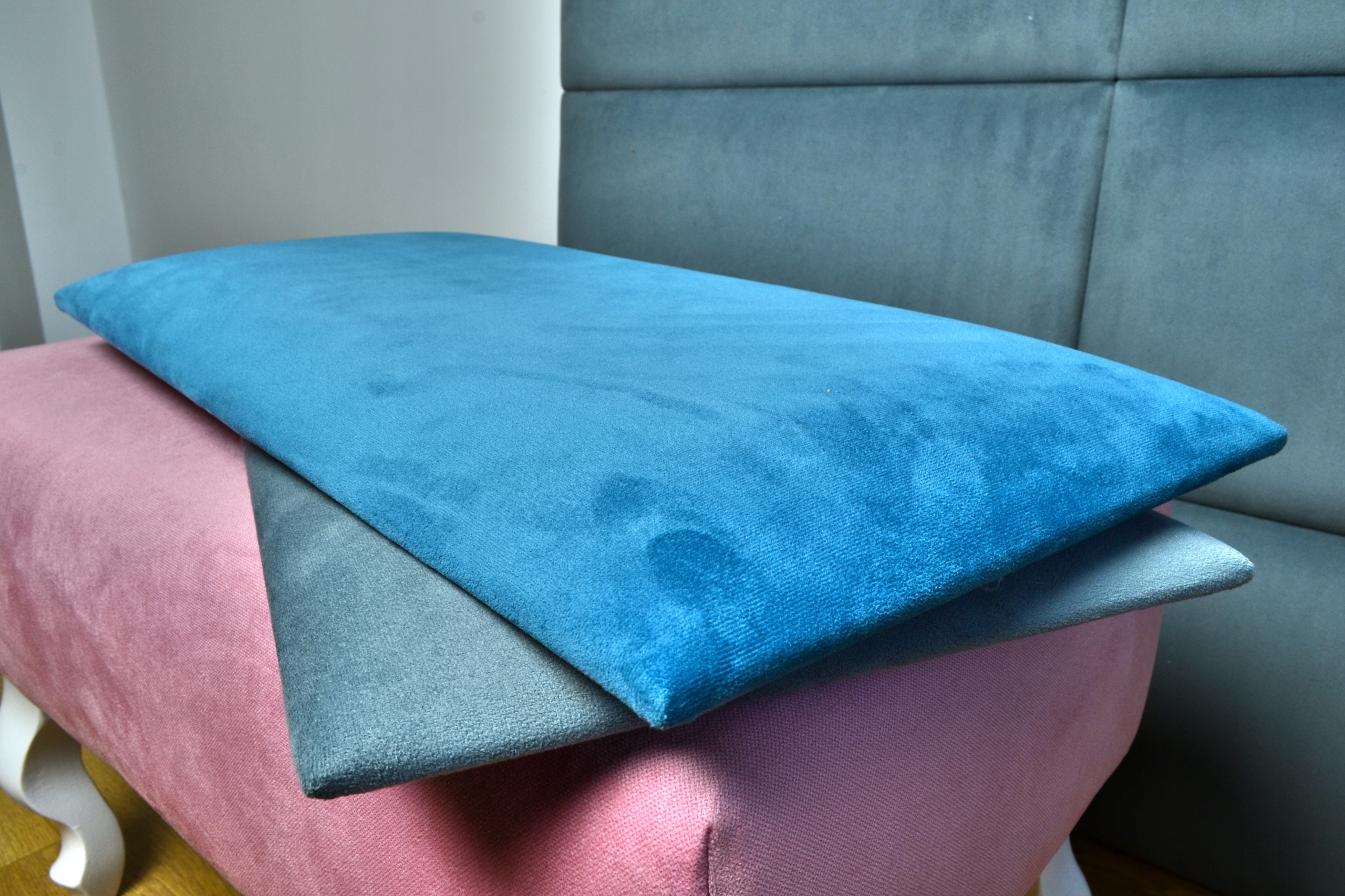 Panele tapicerowane 30x50 cm łóżko wnęka zagłówek Cechy dodatkowe gładki