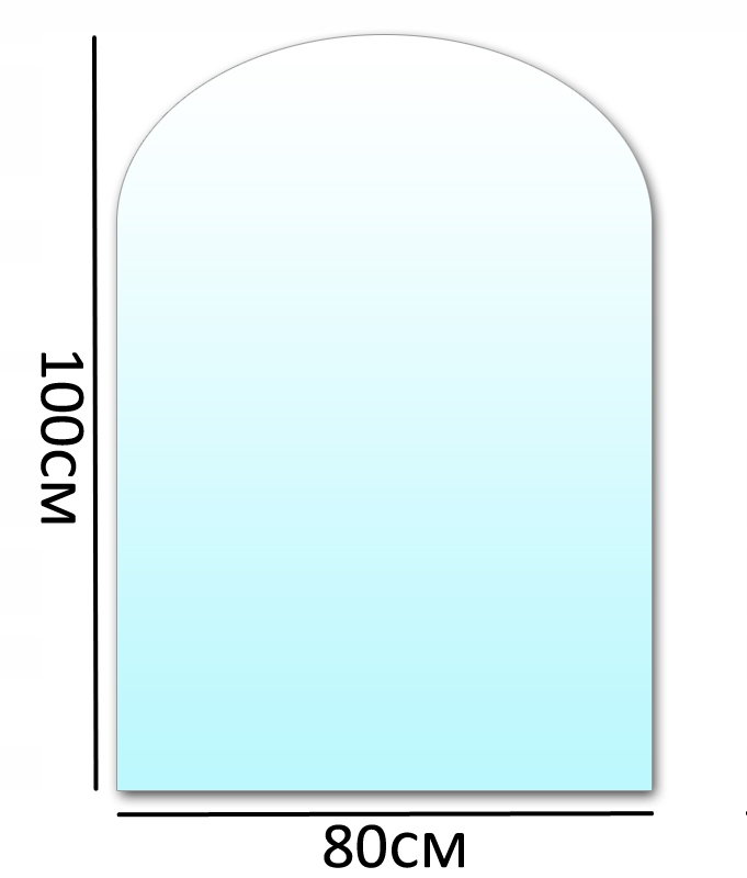 PODSTAWA SZKLANA POD PIEC KOMINEK SZKŁO 100x80