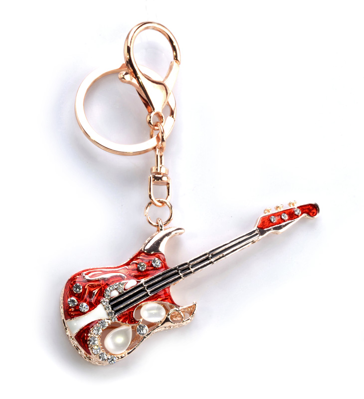 

Bg 2509 Brelok Gitara Elektryczna Cyrkonie