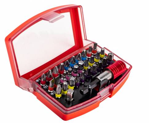 KOŃCÓWKI BITY IMBUS TORX DO WKRĘTARKI ZESTAW 32el