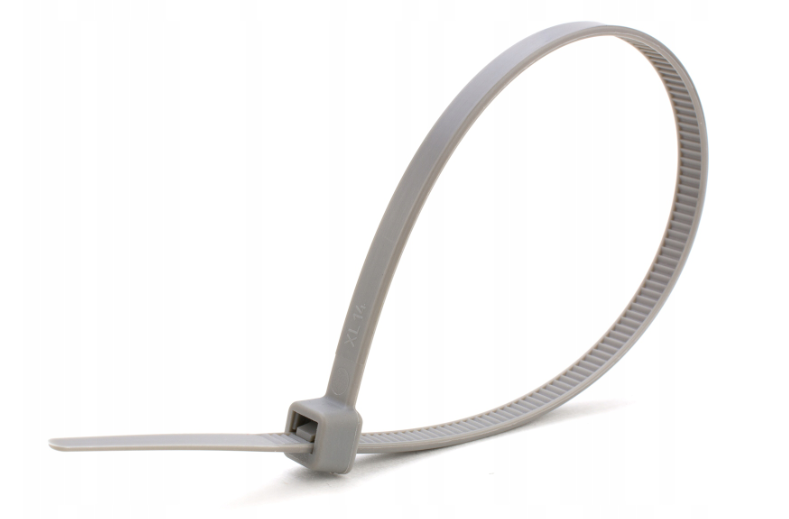 100SZT. OPASKI ZACISKOWE OPASKI KABLOWE TRYTYTKI TRYTKI SZARE 2,5X150 mm Marka GOOD RAIN