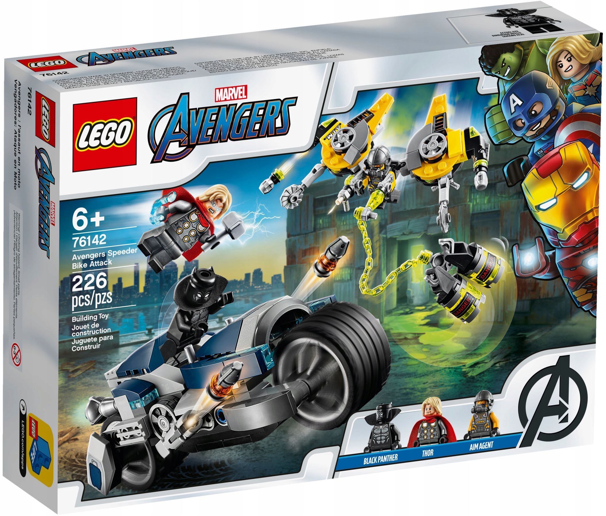 

Lego Avengers 76142 Motor Thor Czarna Pantera skle