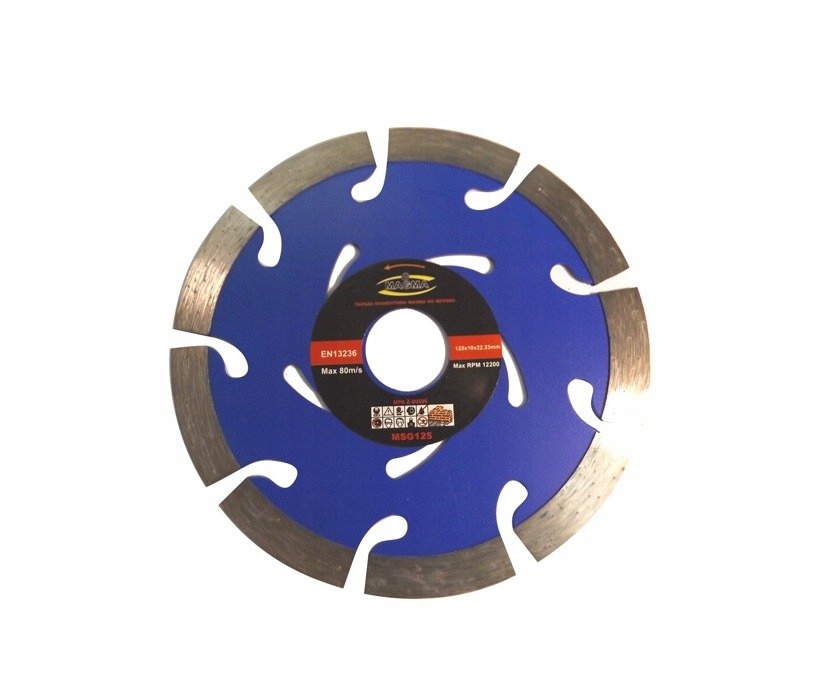 

Tarcza diamentowa segmentowa 125mm betonu kostki