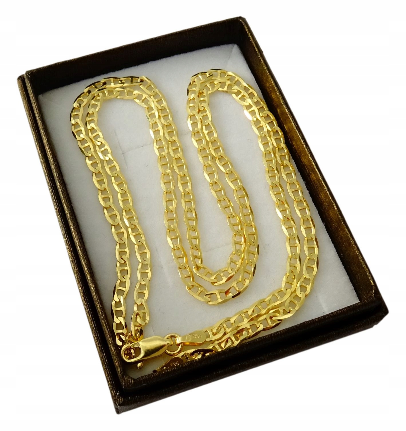 ŁAŃCUSZEK ZŁOTY MĘSKI PEŁNY 50 CM. pr.585