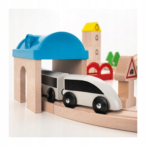 IKEA LILLABO tor 45el ZESTAW pociąg tory DREWNIANY Kod producenta 203.300.66