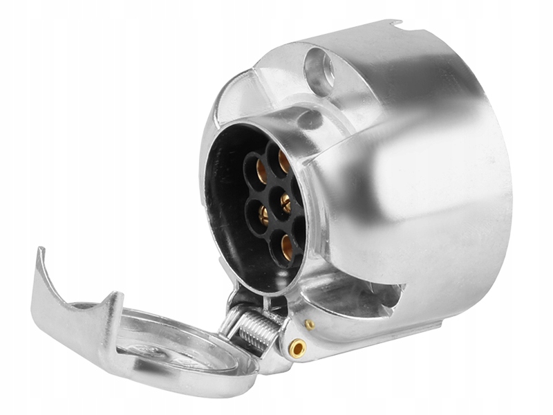 

Aluminiowe Gniazdo 7 Pin Przyczepy Haka 12/24V