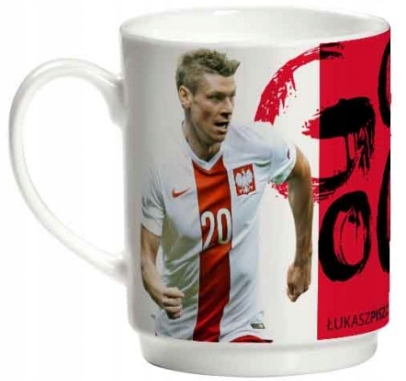 

Porcelanowy Kubek Kubki Gool Łukasz Piszczek