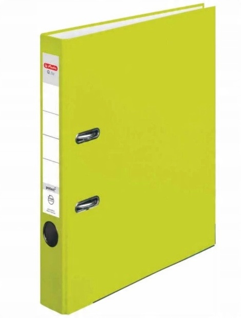

Segregator Herlitz Q.file A4 5CM Wąski Neon Green