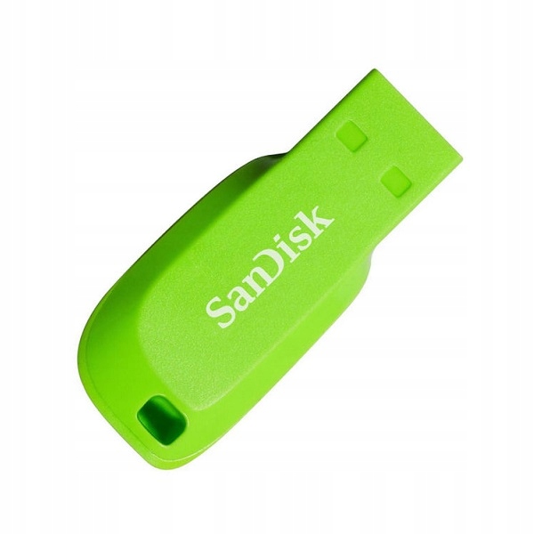 

Mały Pendrive Sandisk Cruzer Blade 16GB zielony