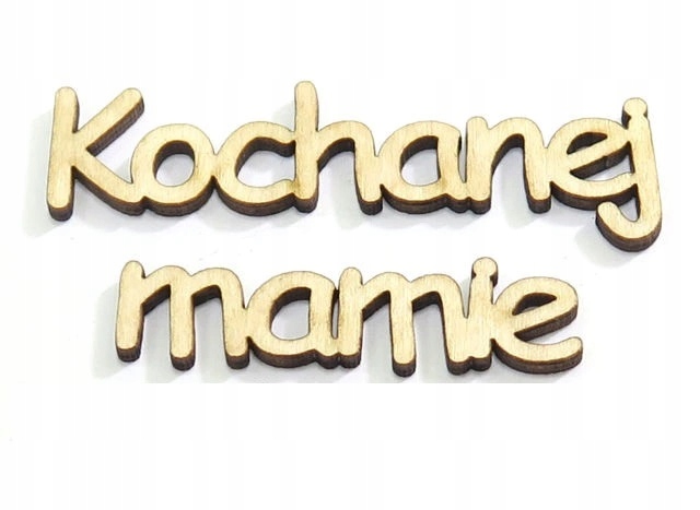 

Decoupage Napis Kochanej mamie Sklejka 3mm DD19