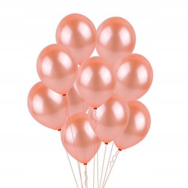

Balony Metaliczne Różowe Złoto 27 cm, 25 szt.