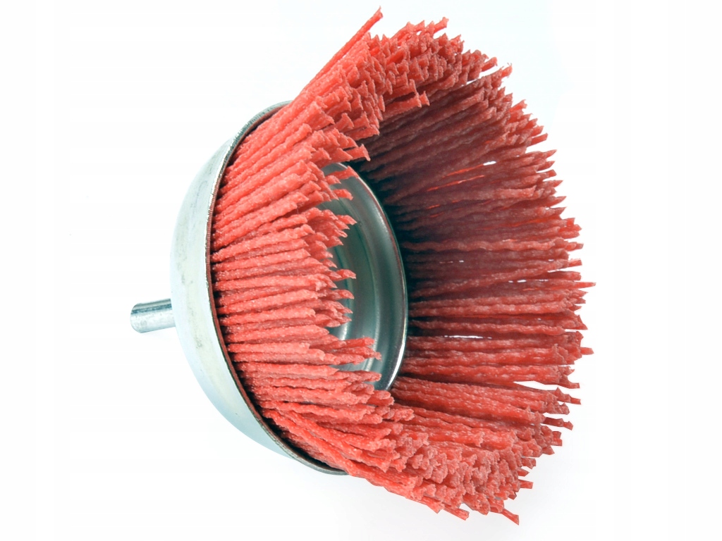 SZCZOTKA NA WIERTARKĘ NYLONOWA DOCZOŁOWA 100MM