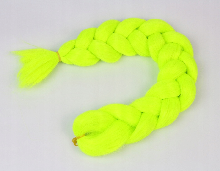 Włosy SYNTETYCZNE do warkoczyków KOLOROWE warkoczyki DOCZEPIANE WŁOSY pasma Kolor włosów inny