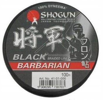 Plecionka Dragon Shogun Barbarian 0,25 100m czarna