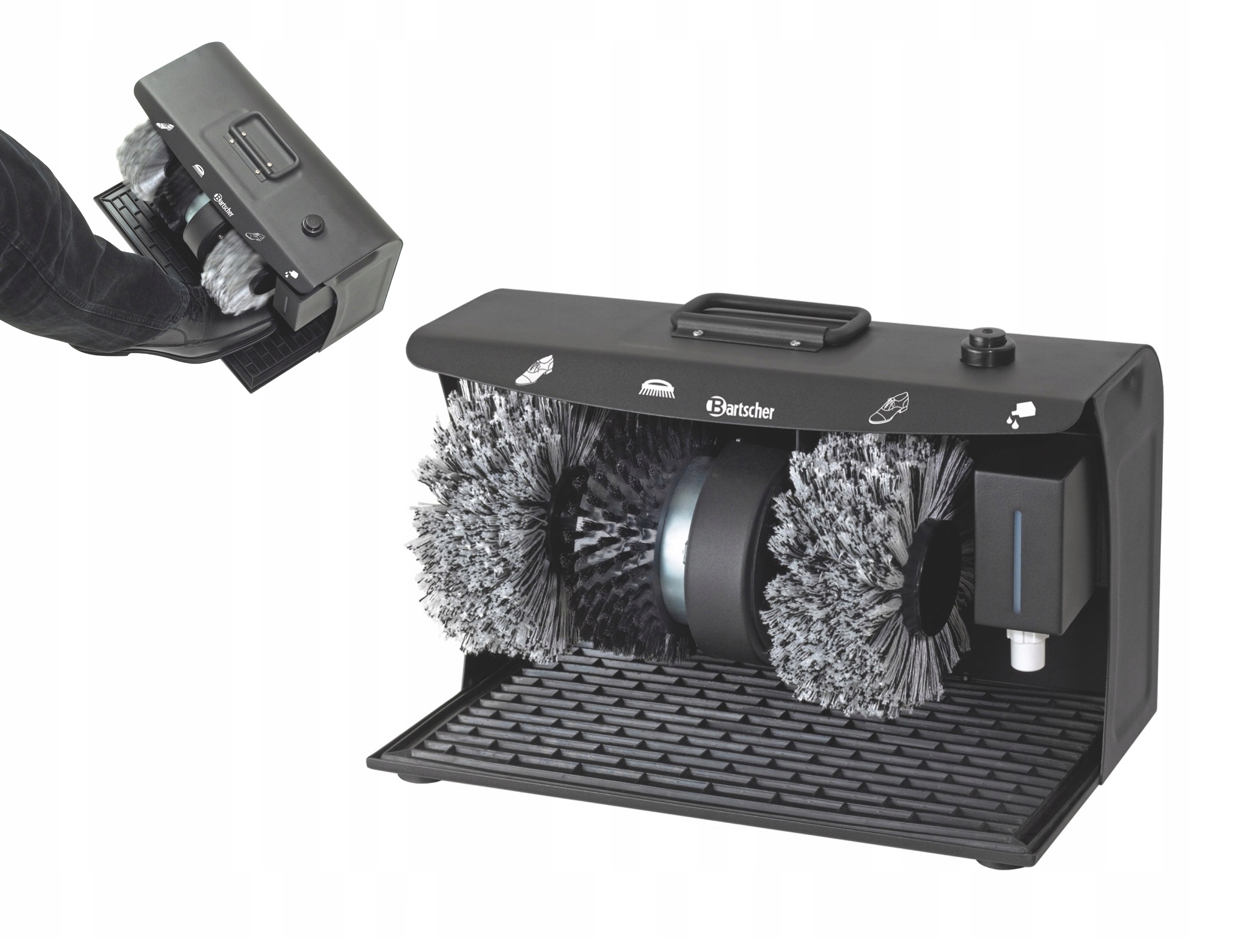 Elektrický Pucybut 3 Kartáče Dávkovač Pasty