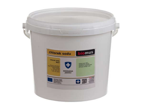 

Chlorek Sodu NaCl Sól czysta 5kg Biomus