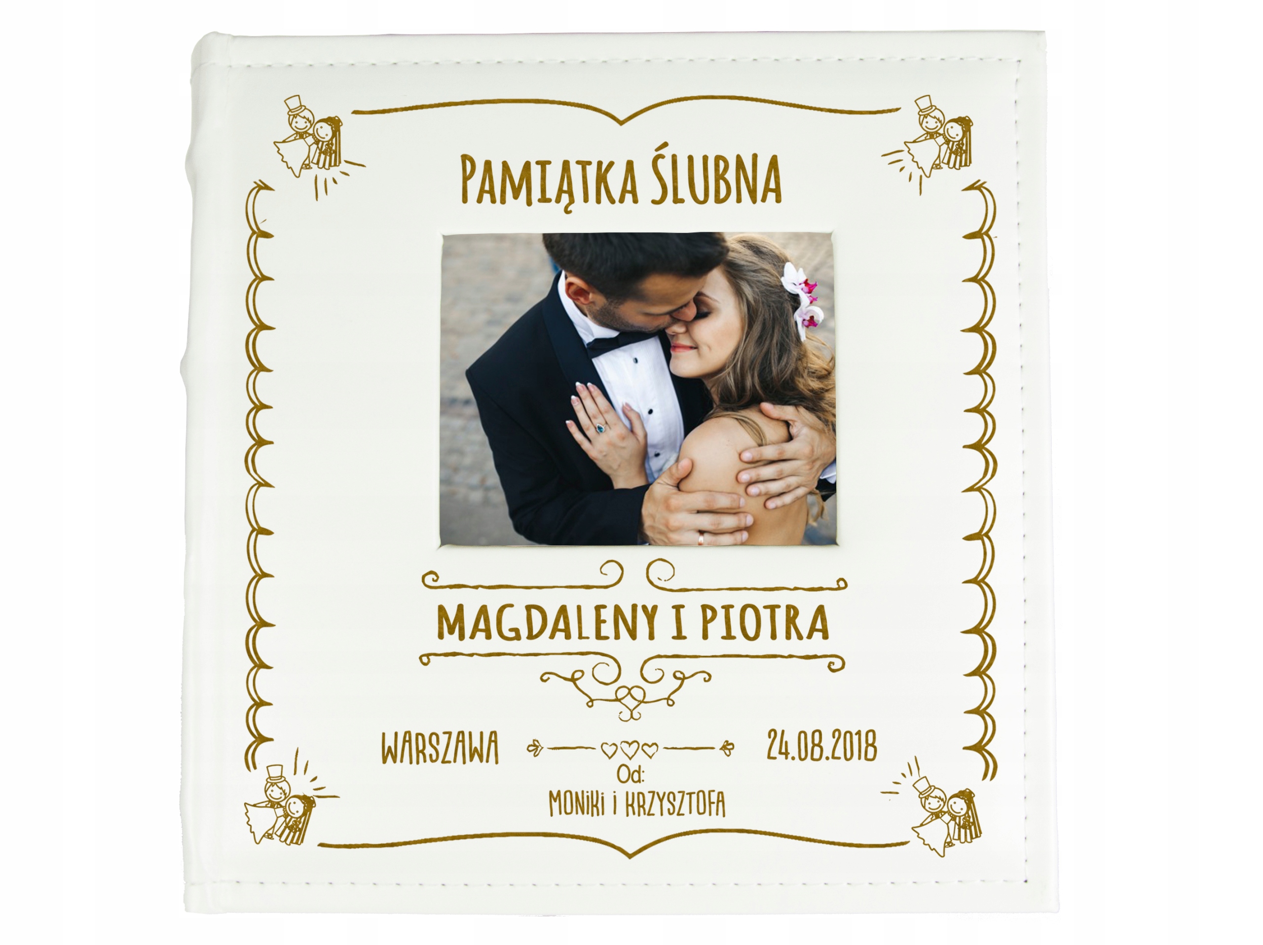 

Album Na Zdjęcia Ślubny Z Oknem Dla Pary Młodej