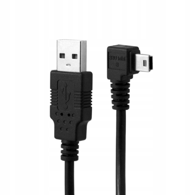 Kabel Kątowy Mini USB MiniUSB do USB PRAWY 3M Marka WulkanCenPL
