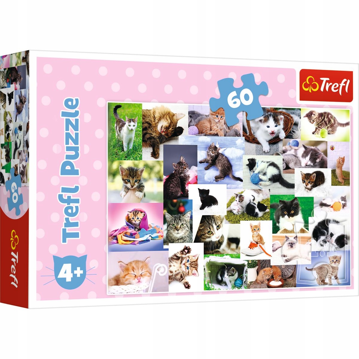 

Puzzle 60 El Kotki Koty Koci Świat Trefl 17332